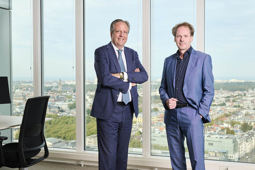 Alexander Pechtold en Bart Snels